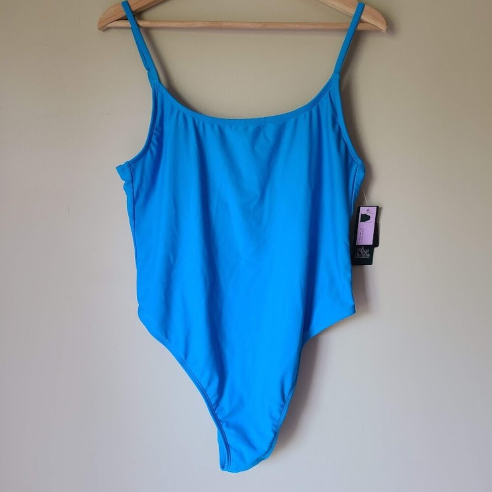 Wild Fable One Piece Swimsuit, Size L(12-14) , Blue